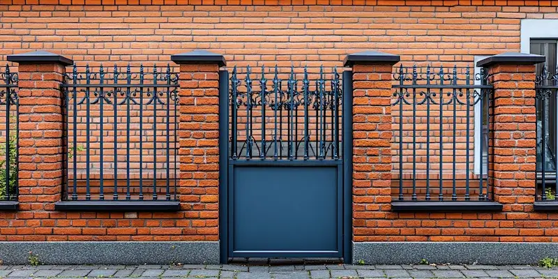 Alu Zäune aus Polen mit Montage