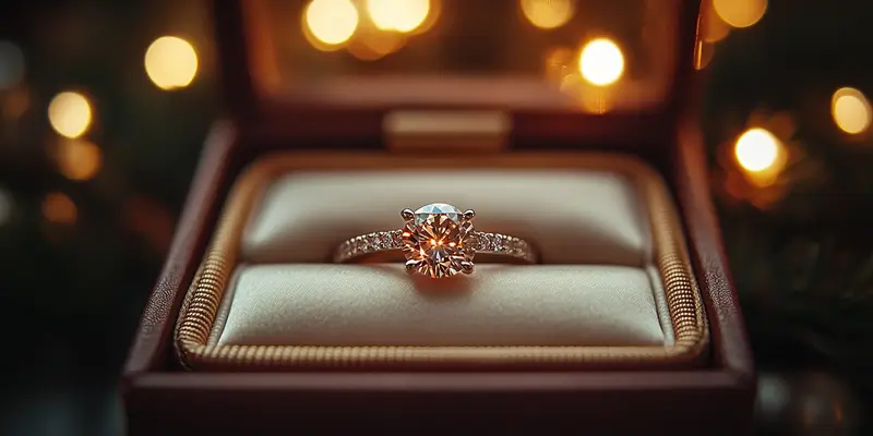 Pierścionek zaręczynowy na której ręce