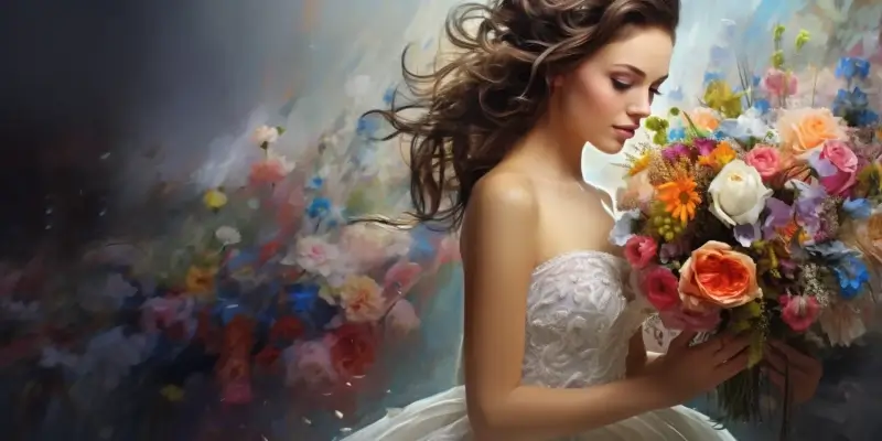 Suknie ślubne z geometrycznym motywem jako jeden z trendów